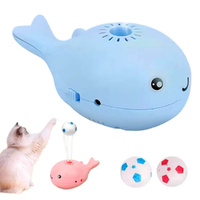 2 Pack Cat Electric Toy Portable Floating Ball Toys Usb-Powered Kitten Interactive Playing Ball Toys
