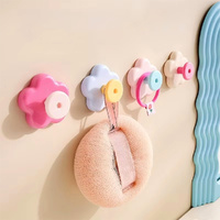 8pcs Suction Cup Hooks Waterproof Wall Mount Hooks Punch-Free Wall Hanger Removable Hook