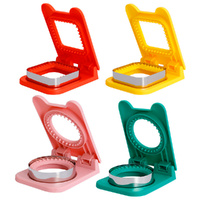 4 Pack Sandwich Maker Sandwich Pocket Cutter & Sealer For Breakfast And Lunchboxes