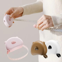 3 Pack Portable Retractable Magnetic Soft Tape Measure For Body Fitness Measuring Chest Waist Hip