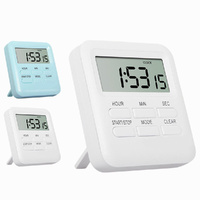3 Pack Multifunctional Timer Digital Kitchen Timer Countdown Count Down 99 Hours