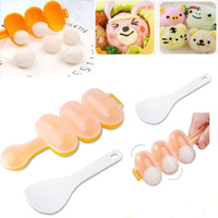 4 Pack Rice Ball Mold Rice Ball Shaker Ball Shaped Kitchen Tools DIY Maker Mould