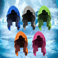5Pcs Cooling Hoodie Towel- Hood Towel Evaporative Cool Technology Great for Sports Fitness Gym