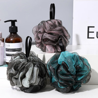 6pcs Layer Bath Sponges Colorful Massage Body Scrubber Balls Shower Accessory