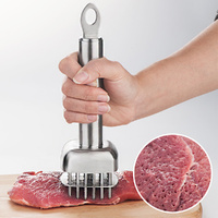 316 Stainless Steel Meat Tenderizer Tool 24 Sharp Needles Steak Tenderizer