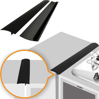 2Pcs Kitchen Silicone Stove Counter Gap Cover Heat Resistant Mat Gas Stove Protector