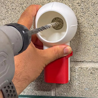 4Pc Drill Dust Collector Box Wall Drilling Sawdust Catcher Removable Dust Cup for Clean