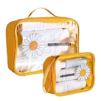 2 Pcs Makeup Bag Toiletry Pouch Makeup Organizer Cosmetic Bag Toiletry Bag