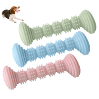 3 Pack Pet Dumbbell Teeth Cleaning Molar Rod Dogs Interactive Training Toy