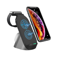 Wireless Charger Qi Fast Charging  Dock Station for IPhone/Apple Watch Airpods 