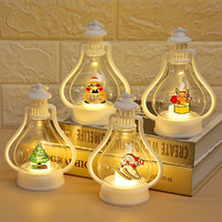 4Pcs Christmas LED Lights Window Christmas Tree Pendant Decoration-4 Color
