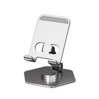 Aluminum Alloy Rotary Phone Bracket Folding Desktop Lazy Portable Tablet Bracket