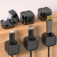 6 Pcs Magnetic Cable Clips Adjustable Cord Holder Under Desk Cable Management