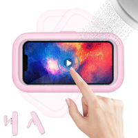Bathroom Rotatable Phone Universal Holder Waterproof Wall Mounted Storage Case