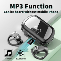 MP3 Sports Earbuds In-ear BT headset with TF Memory card digital LED display