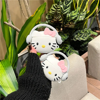 2Pcs Earphone Case for Apple AirPods 1 2 3 Pro 2 Case 3D Anime Silicone Case