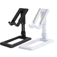 2 Pcs Foldable Cell Phone Stand Adjustable Angle Height Phone Stand For Desk