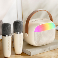 Karaoke Machine Portable Bluetooth Mini Karaoke Microphone Singing Speaker