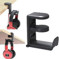 No Punch Headphone Hook Clip Headset Stand Headphone Bracket Desk Hanger