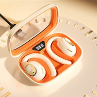 Open Ear Headphones Bluetooth Headphones 5.3 Sports With Smart Digital Display