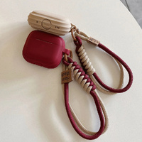 Silicone Protector with Hand Strap Compatible with Apple Airpods 4 1 2 Pro 3