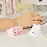 2/4PCS Cute Wrist Rest Support for Mouse Keyboard Computer Arm Rest Cushion Mat