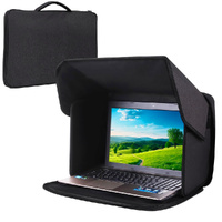 Foldable Laptop Sun Shade 14/16inch Portable Laptop Multi-Functional Privacy Screen Hood