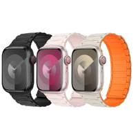 3Pcs Magnetic Loop for Apple Watch Bands iWatch Series 9/8/7/6/5/4/3 Se ultra 2 strap