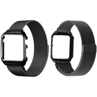 Milanese Loop Mesh Band with Matching Frame for Apple Watch 38/42mm