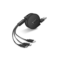 3-in-1 USB Charging Cable for Android, iOS and Type C