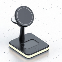 3 in 1 Magnetic Holder Wireless Charger For iPhone Apple Watch Airpods Pro