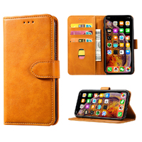 PU Leather Case with Credit Card Slots for iPhone X/XS/ 12 Pro max