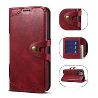 TPU Leather Case with Credit Card Slots for iPhone12/12 Pro Max