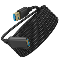 USB 3.0 Male To Female Data Transmission Extension Cable