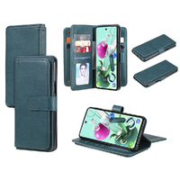 Flip Leather Phone Case With Card Slot For iPhone 11/12/13 Pro max-Green