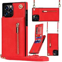 Zipper Holster Insert Card Crossbody Phone Case for iPhone 13/13 Pro max