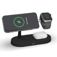 Four-in-one Multifunctional  magnetic wireless charger dock Station
