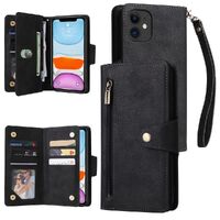 Willow Buckle Zipper Wallet Phone Purse Case With Straps for iPhone11/11Pro max