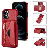 Multi-Function Card-Slot Wallet-Style Messenger Phone Case iPhone 12/12 Pro