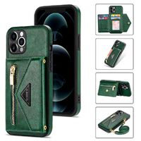 Multi-Function Card-Slot Wallet-Style Messenger Phone Case iPhone 12/12 Pro