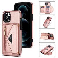 Multi-Function Card-Slot Wallet-Style Messenger Phone Case iPhone 12/12 Pro
