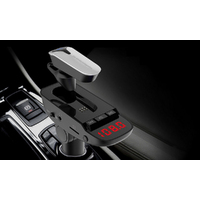 2 In 1 FM Transmitter Bluetooth Hands-Free Speakerphone