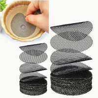 200Pcs Bonsai Pot Bottom Grid Mat Mesh Plant Drainage Screens Gasket