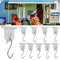 10/30pcs Sturdy Awning Hooks For Rv S Shaped Camping Awning Hooks Hangers