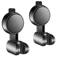 2 Pack Shower Head Support Holder 360¡ã Shower Head Holder Wall Mount holder