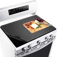 Heat Resistant Non Slip Silicone Stove Protector Mat For Cooker Glass Top Stove