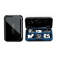 2 Pcs 6 Compartments Pill Case Travel Pill Organizer Moisture Proof Pill Box