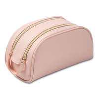 Multifunctional Cosmetic Bag PU Storage Bag Portable Travel Makeup Handbag