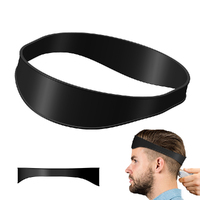 2Pcs DIY Hair Trimming Home Curved Headband Silicone Neckline Hair Styling Tool