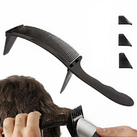 Adjustable S Arc Design Hair Clipper Comb Hairdresser Tools Positioning Comb